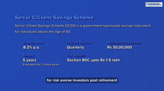 Retirement Planning - Senior Citizens Savings Scheme - Finsherpa